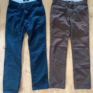 Vans Chino pants size 28 (Lot of 2)